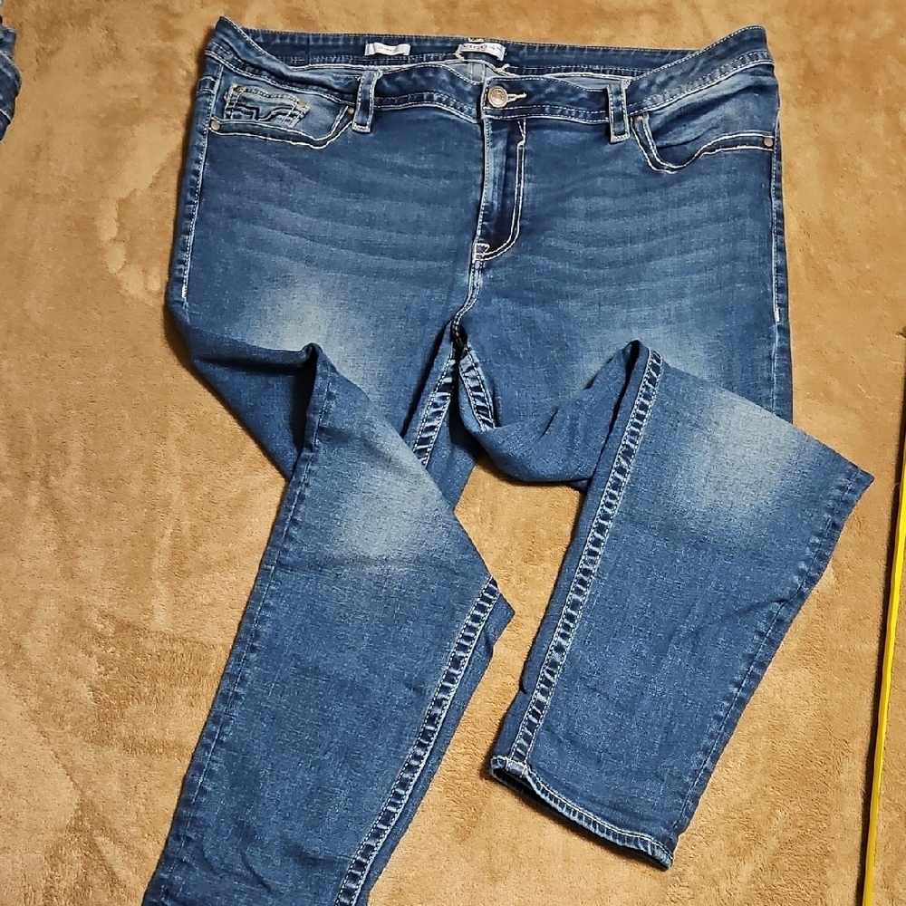 Vigoss Women's Skinny Jeans - Blue